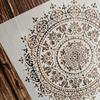 Șabloane Mandala Vintage Mari Modele Florale și Geometrice Intricate Șabloane pentru Stencil pentru Artă de Perete DIY Artizanat Textil Șabloane de Pictură Reutilizabile