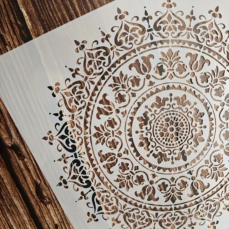 Șabloane Mandala Vintage Mari Modele Florale și Geometrice Intricate Șabloane pentru Stencil pentru Artă de Perete DIY Artizanat Textil Șabloane de Pictură Reutilizabile