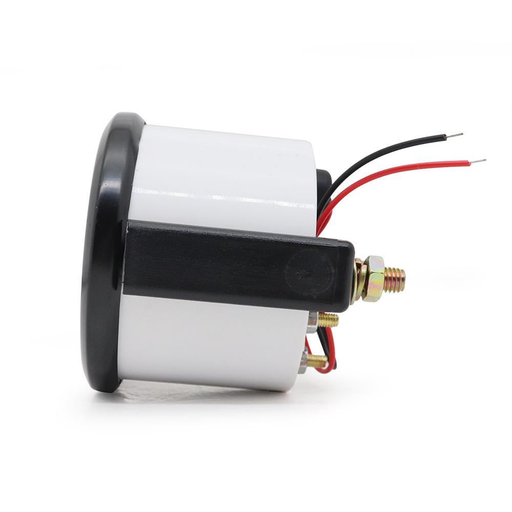12V 52mm Universal Car Fuel Gauge Fuel Level Gauge Meter High Sensitivity White LED Light Black Rim Automotive Gauges