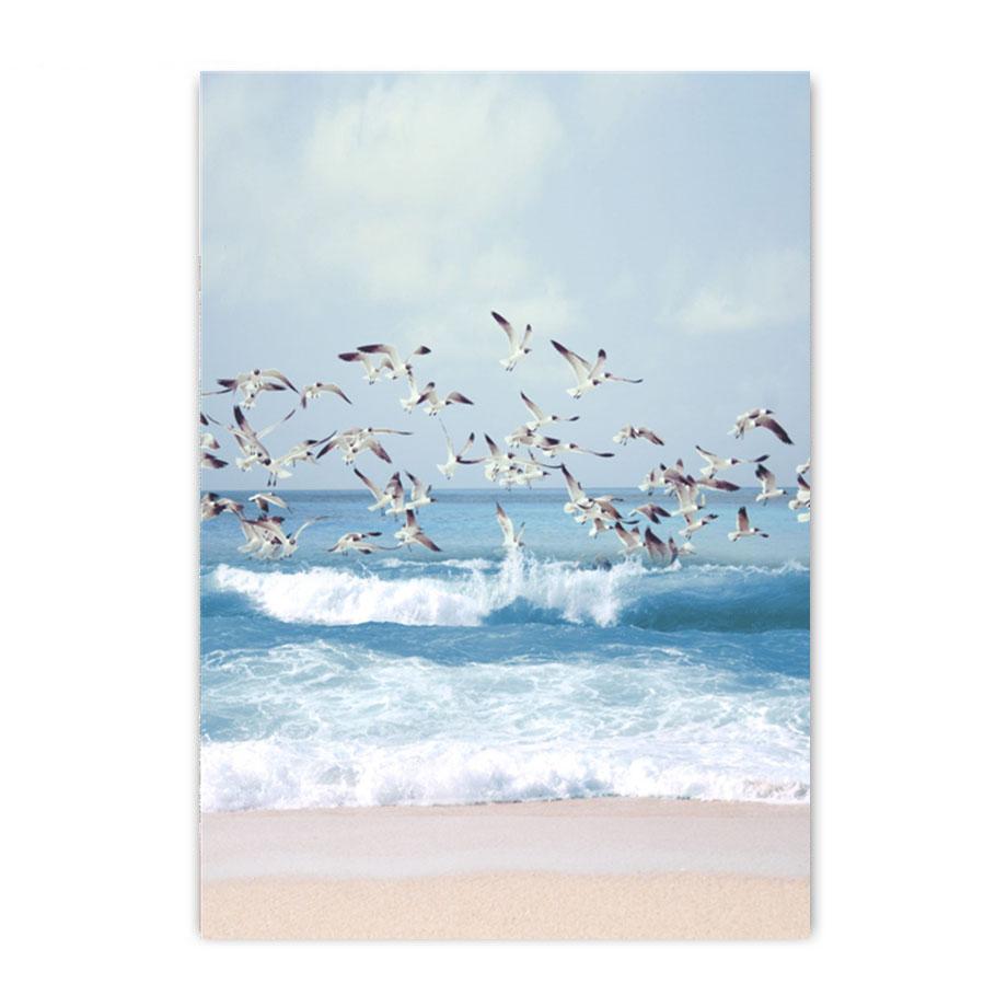 Venice Amalfi Coastal City Poster River Waterfall Canvas Painting Nordic Bedroom Art Wall Picture For Livingroom Home Decoration