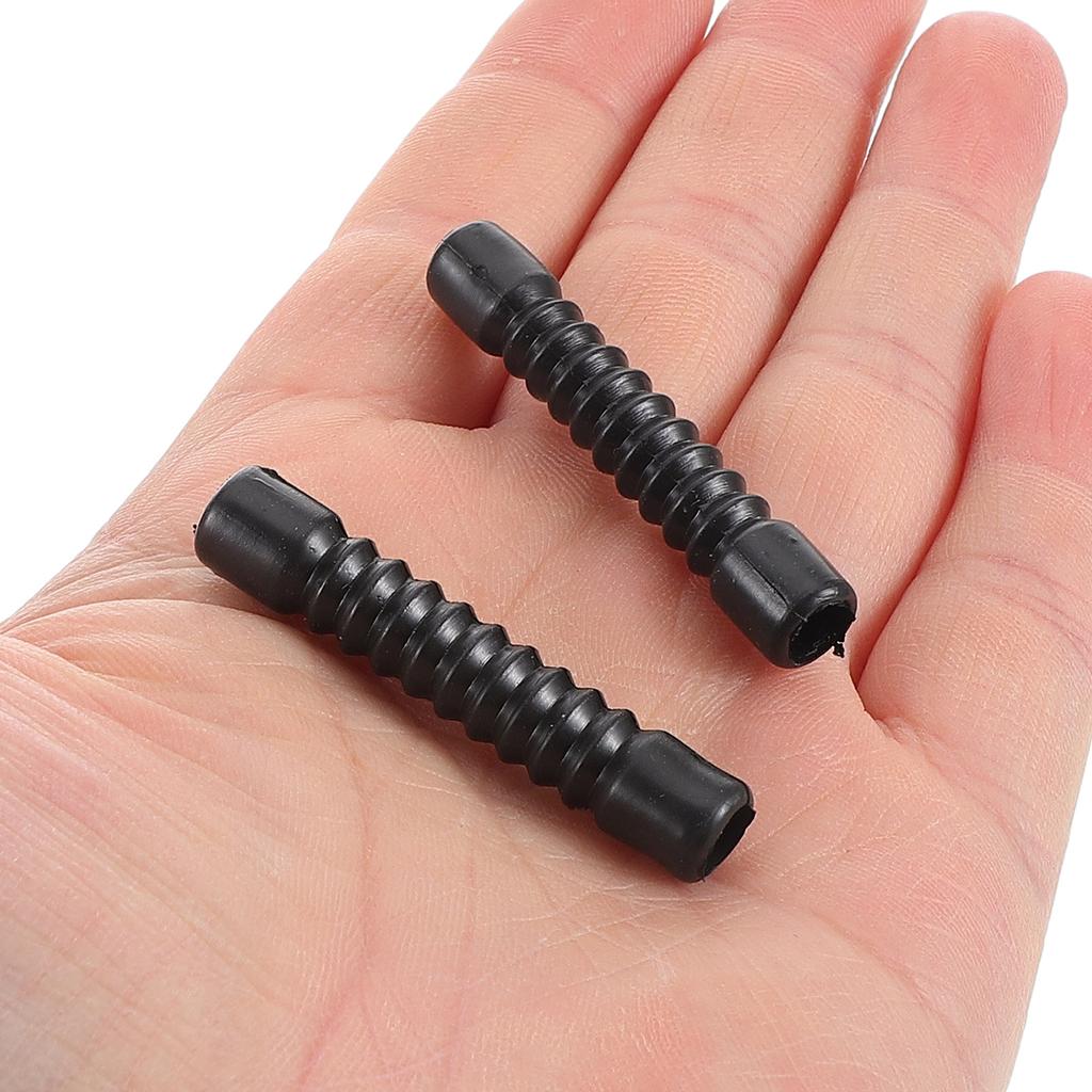 10Pcs Rubber Brake Throttle Cable Cover 45x6mm for Motorcycles Off-Road Bikes Dust Sand Water Protection Extended Cable Life