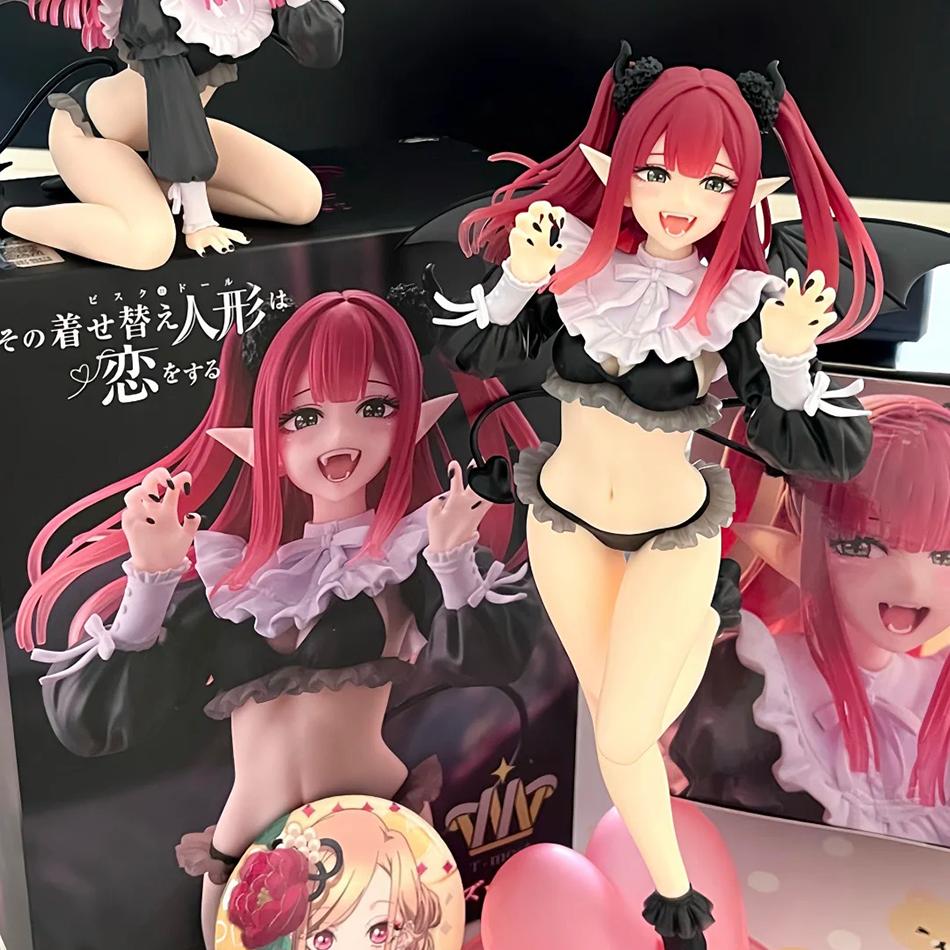 Original Anime Desktop Cute My Dress-Up Darling Kitagawa Marin Liz Ver PVC Standing Action Figure Model Gifts Collectible Toy