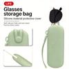 Waterproof Storage Pouch Minimalist Silicone Eyeglass Case Portable Makeup Bag Aesthetic Toiletry Bag For Sunglasses Travel