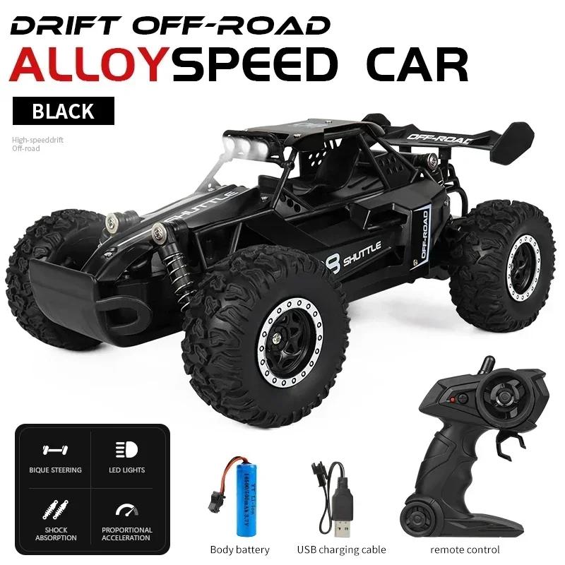 New RC Car 1:16 2.4Gh 20KM/H Model With LED Lights 2WD Off-road Remote Control Climbing Vehicle Outdoor Cars Drift Toys Boy Gift