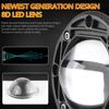 3 Inch 8D Led Lens Work Light 40W Dual Color 3Inch Fog Lamp Driving Beam Square Round For Off Road 4Wd Truck Suv Atv Motorcycle