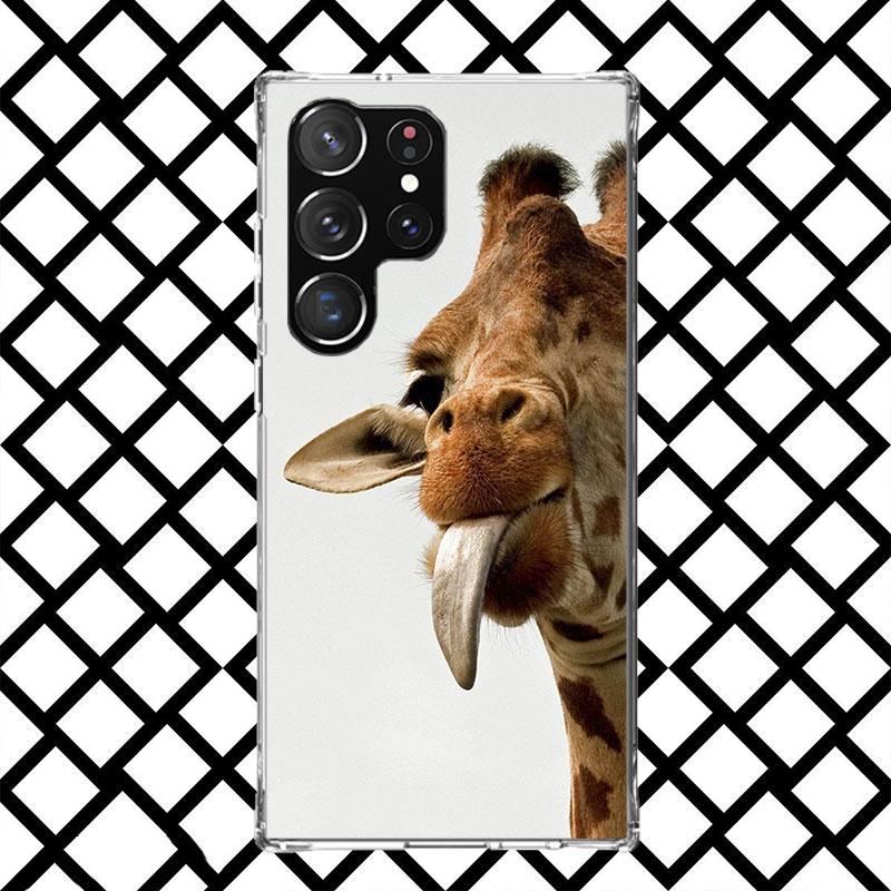 

Giraffe Animal Phone Case for Samsung Galaxy S26 S25 Edge S24 S23 Ultra S22 Plus S21 FE S20 + Soft Cover Print Fundas Galaxy S25 Samsung S25 Plus