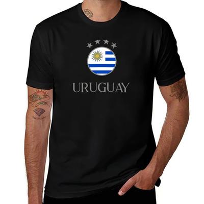 Uruguay Grey 2 Tshirt Casual Street Style Short Sleeve Tee
