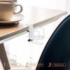 Desktop Cup Holder with Hook for Mugs Cups Bottles Organizer Space Saving Desk Mountable Rack for Office Kitchen Home Use