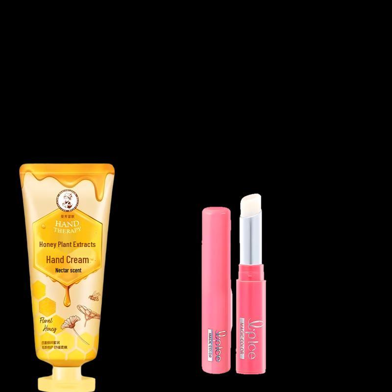 Mentholatum Hand Cream  Color-changing Lip Balm Set