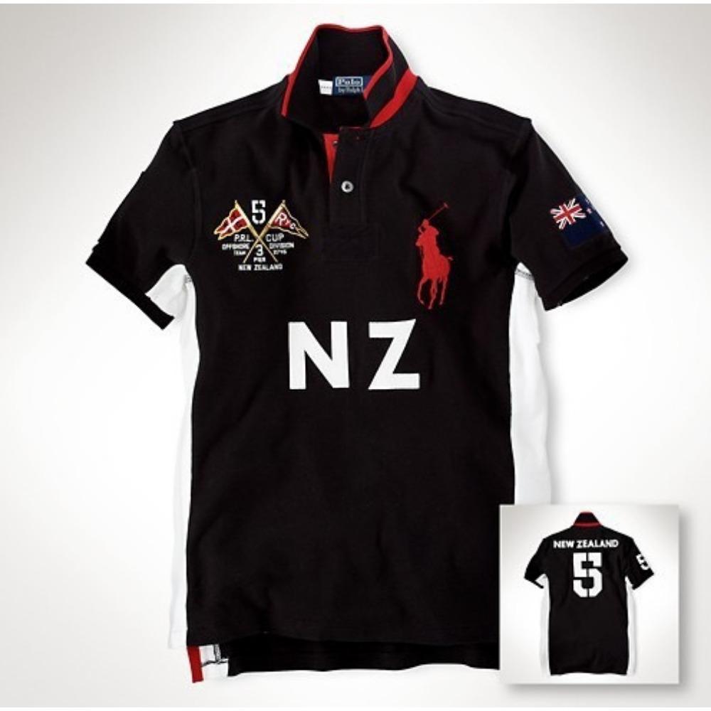 RogueWave Polo Shirt Classic Cotton Embroidery Short Sleeve Sports Collar T-shirt