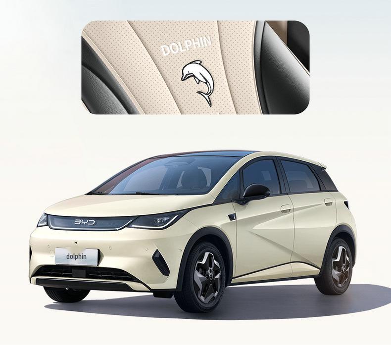 25 BYD Dolphin Leather Seat Covers, All-Season, Breathable, Full Coverage for Intelligent Driving Version