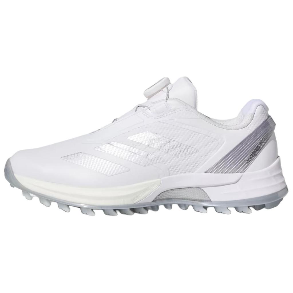 Adidas Adizero Zg Spikeless Fashion Comfortable Low Top Golf Shoes Women Golf Shoes White Silver JS1764