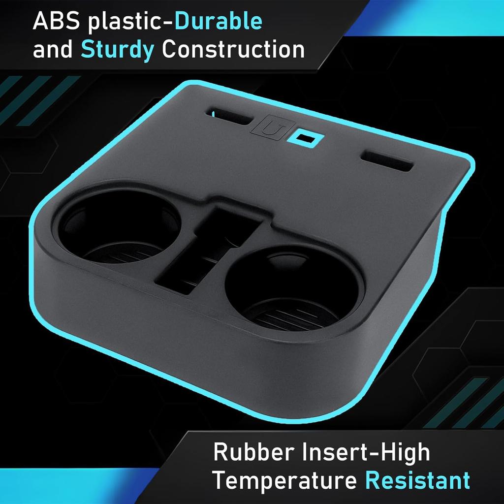 Front Center Console Cup Holder HC3Z-2813562-AB Compatible with Ford F150 2015-, Compatible with F250 F350 F450 Super Duty 2017-, Center Cup Holder