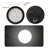 Universelles 3-farbiges rundes LED-Rücklicht, wasserdicht, hohe Helligkeit, Brems-, Blink-, Rückfahrlicht für LKW, Anhänger, Wohnmobil