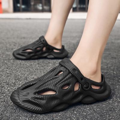 Fashion Shevalues Men's Summer Sandals 2025 New Outdoor Anti-slip Garden Shoes Fashion Hollow Hole Clogs Comfort Soft Bottom Beach Slide