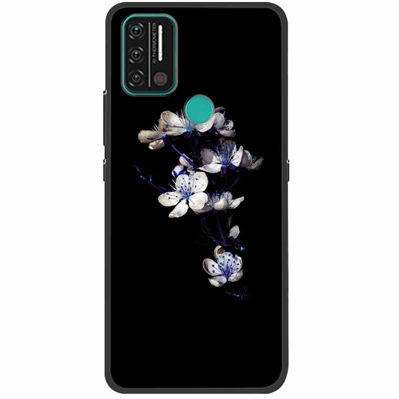 Weiche bedruckte Hülle für Umidigi A9 Pro Hülle Silikon Schutzhülle Schwarze Hüllen für Umidigi A7 Pro Niedliche Katze A9Pro A 9 A7Pro