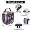 Prism Mecha-Gundamms Mobile Suit Insulated Lunch Bags Large Meal Container Cooler Bag Tote Lunch Box College  Food Storage Bags