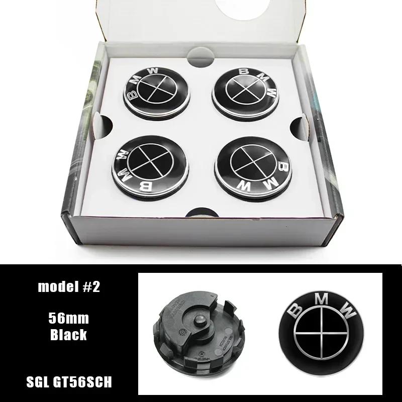 

New 4P 56mm 68mm Floating Wheel Center Caps For BMW G11 G12 G30 G31 G32 G38 G01 G08 G02 G05 F45 F46 F52 F48 F49 F39 Auto Ac
