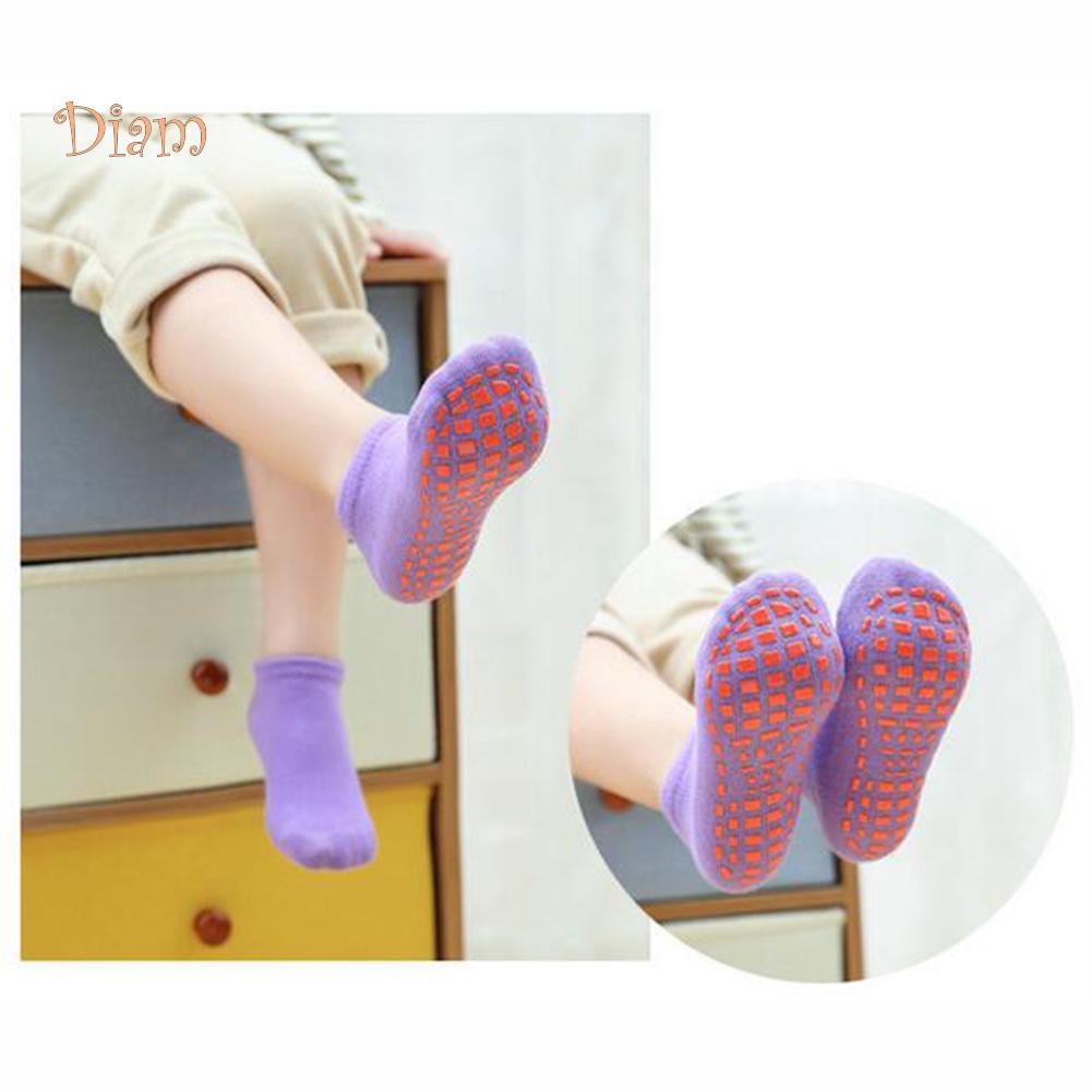 B-BEAR Culoare uni Copii Fată Băiat Anti-alunecare Respirabil Elastic Sport glezna șosete podea