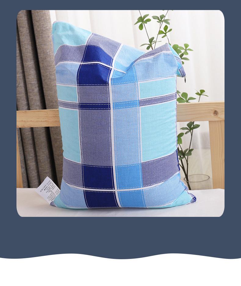 Buckwheat Hull Pillow - Pure Cotton Cover, Firm Support for Dormitory or Home Use