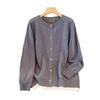 Damen Strickjacke in Übergröße, locker gestrickt, Brustumfang 150-160 - 8033