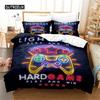 Games Duvet Cover Kids Gamepad Bedding Microfiber Video Game Controller Comforter Cover Twin Full for Teen Girl Boy Bedroom