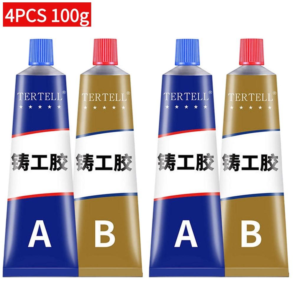 2-10Pcs Metal Repair Adhesive High Strength Bonding Sealant Weld Seam Adhesive Heat Resistance Strong Casting AB Glue Sealant