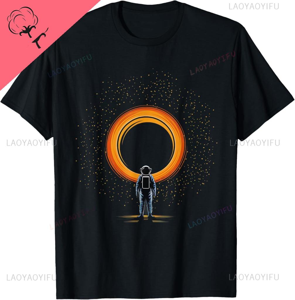 Black Hole PhysicsUniverse Exploration Design TShirt Breathable and Comfortable Y2k Harajuku Vintage T Shirt Camiseta Hombre