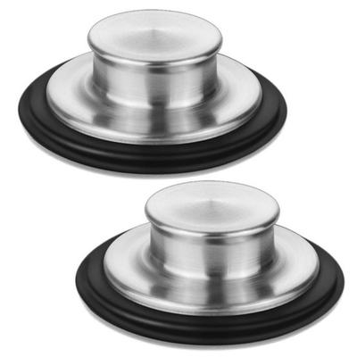2 stuks gootsteenafdekking roestvrijstalen gootsteenplugset pijpbescherming geurbestendig gootsteenstopper voor thuis