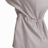 Under Armour Série de Treinamento Feminino UA Cinch Dry Leve com Capuz Durável Moda Jaqueta Feminina Alba-Cinza Rosa 1389502-009