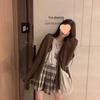 Women's Solid Color Short Jacket - Spring/Summer Casual Loose Slimming Cardigan