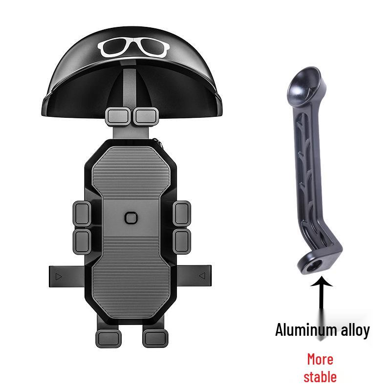 Waterproof Motorcycle & Bicycle Sunshade Phone Holder for Delivery Riders
