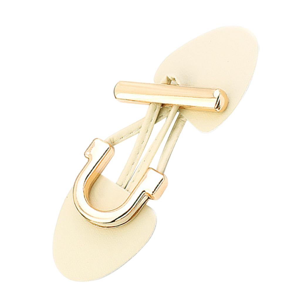 Hornstilsknappar Slitstarka Klädknappar för Kappa Klänning Midjeband Ersättningsspännen Dekorativa