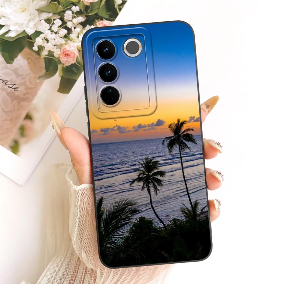 For Vivo V27 Pro Case V2230 Cool Owl Dragon Painted Cover Shockproof Soft TPU Phone Case For Vivo V27e V 27 e VivoV27 Pro Fundas