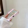 Pink Floral Pattern Drop-Proof Phone Case for iPhone 13/14/15/16/17 Pro Max, Female Edition.