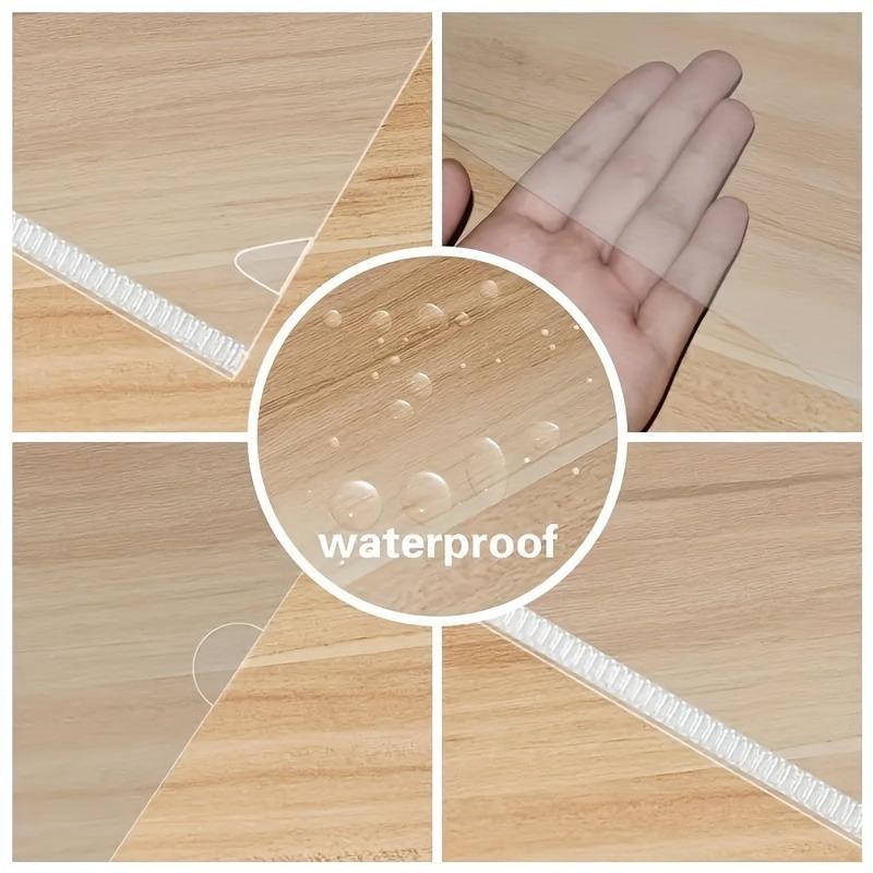 10pcs Acrylic L-Shaped File Envelopes for A4 - Clear and Sturdy Document Holder Set for Office Organization