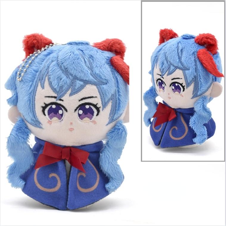 Non-Toxic 12Cm Impact Plush Pendant Keychain Cosplay Venti Albedo Xiao Raiden Shogun Tartaglia Kazuha Doll Toy Beadchain Gift