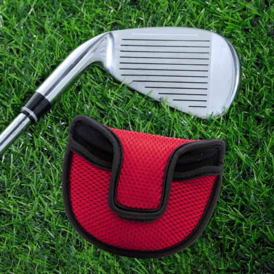 Golf Putter Headcover Portable Mesh Head Cover Versatile Club Protector with Fastener Tape for Most Golf Putters