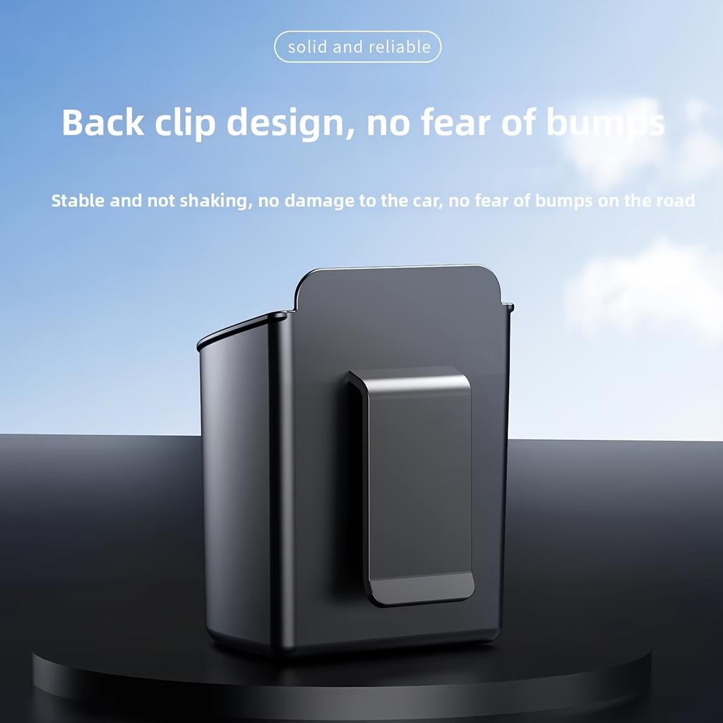 Car Door Cup Holder Box Back Clip Design Drink Rack Storage Bin Universal Car Seat Back Water Cup Box Organizer