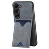 DENIOR For Samsung Galaxy S24 Celll Phone Case Card Holder Kickstand Back Cover