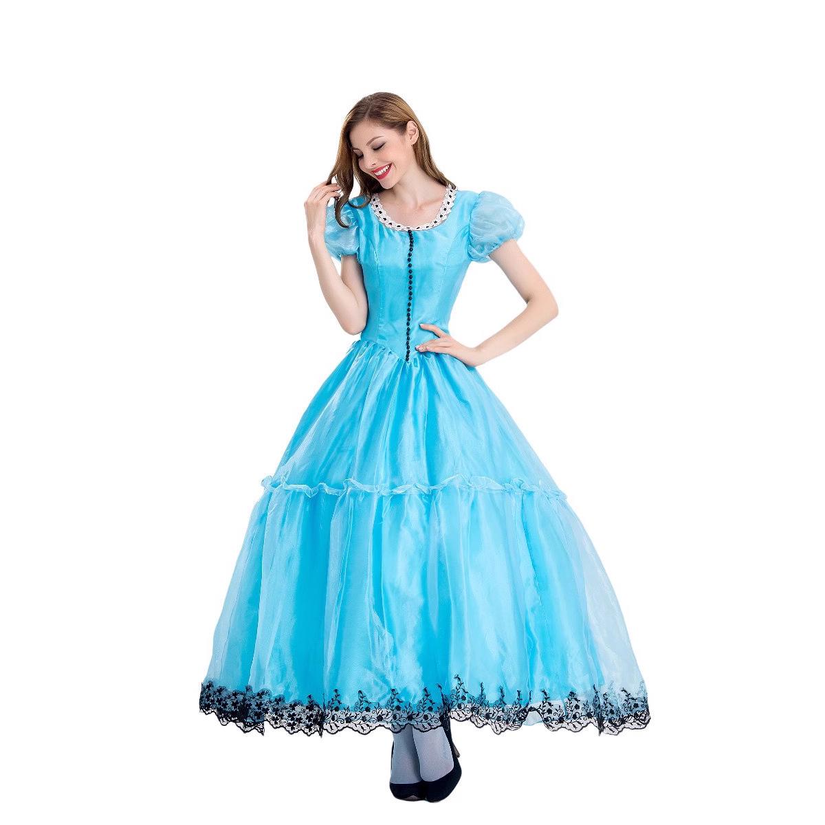 

Alice Princess Anime Halloween Dress-Up Costume for Role-Playing and Stage Performance Extra Large (XL)