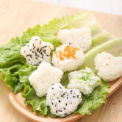 Set di palline di riso a forma di cartone animato Stampi per sushi fai da te Stampo per stampa Accessori da cucina Strumenti per integratori alimentari per bambini Pranzo creativo Bento