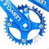 Crankset Lightweight Aluminum Alloy Square Taper Single Speed Narrow Wide Chainring 170mm