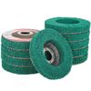 Nylon Fiber Flap Disc 4.5Inch 115mm Polishing Grinding Wheel Abrasive Buffing Grinding Discs for Rust Removal and Cleaning