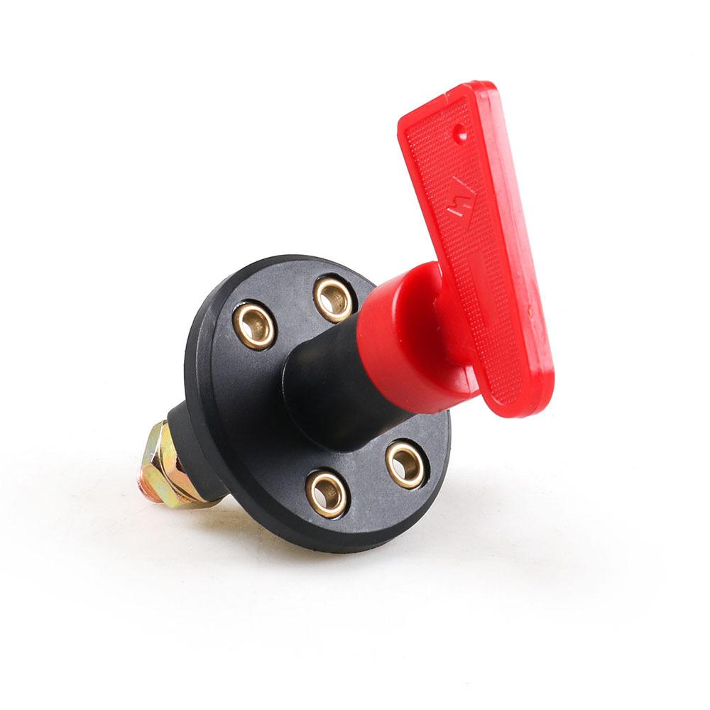 300A 12V 24V Red 2Key Cut Off Battery Main Kill Switch Vehicle Car Modify Isolator Disconnector Truck Boat Auto Car Power Switch