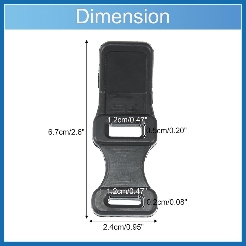 2 Pcs Rear Rack Door Rubber Straps Sub-Carrier Band for Honda ATC200E ATC200ES TRX200 TRX250 TRX300 TRX300FW TRX350 TRX350D 1982-1995 Replace
