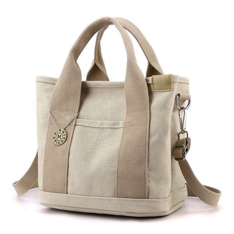 Water Resistant Canvas Small Tote Shoulder Crossbody Bag