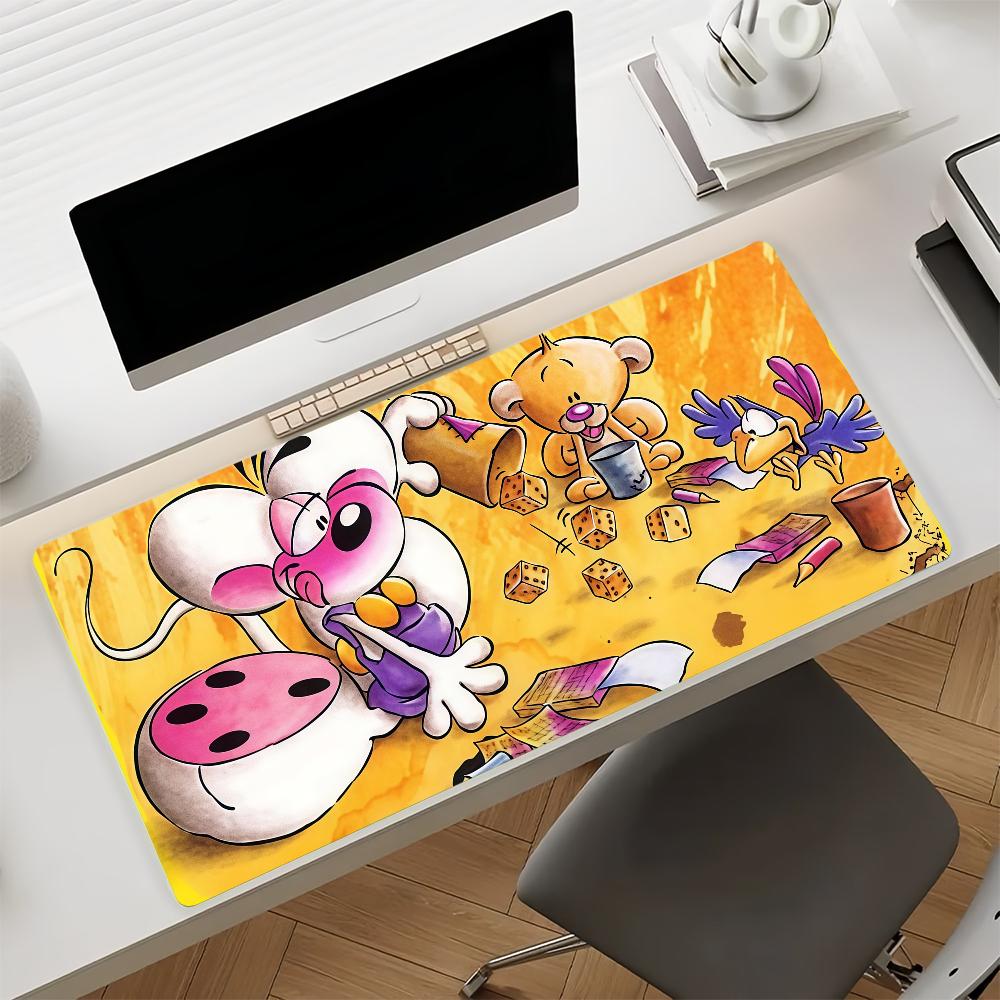 Diddl Cartone Animato Tappetino Mouse Antiscivolo Gomma Tappetino Computer Giocatore Equilibrio Decorazione Deskmat Laptop Ufficio Grande