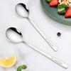 MAXCOOK 304 Stainless Steel Soup & Rice Spoon Set