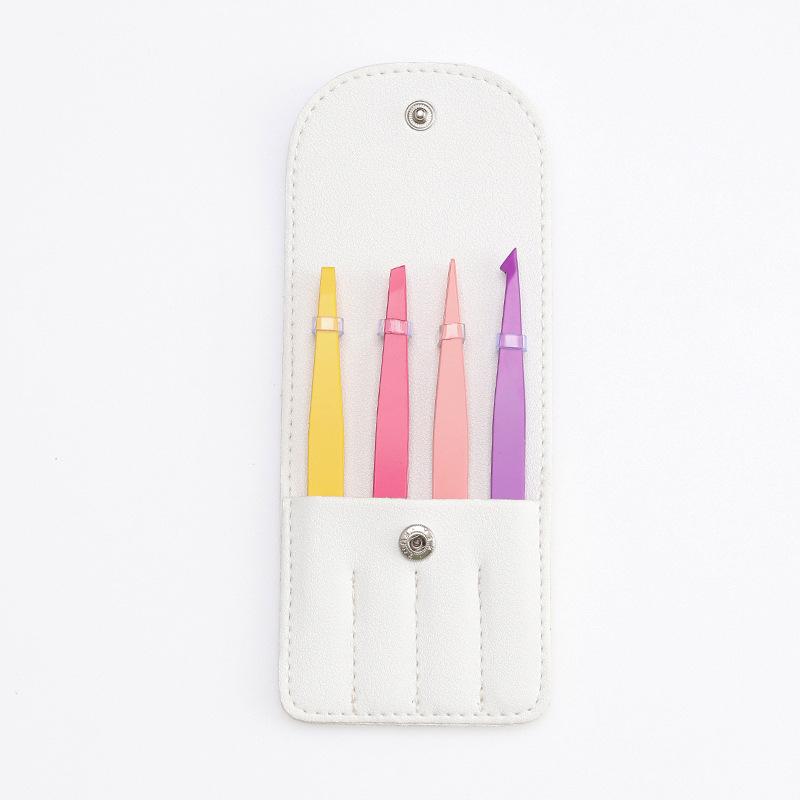 Beauty Tools Eyebrow Tweezers Stainless Steel Black Eyebrow Tweezers 96 Tweezers Multi-purpose Plucking Eyebrow Tweezers Set